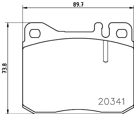 NF PARTS Комплект тормозных колодок, дисковый тормоз NF0017431